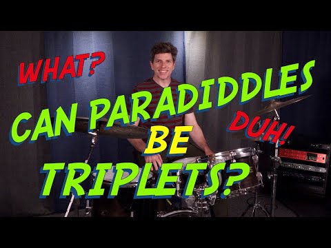 Paradiddle Triplet Drum Fills-blues and jazz drum fills/advanced paradiddle /drum accent studies