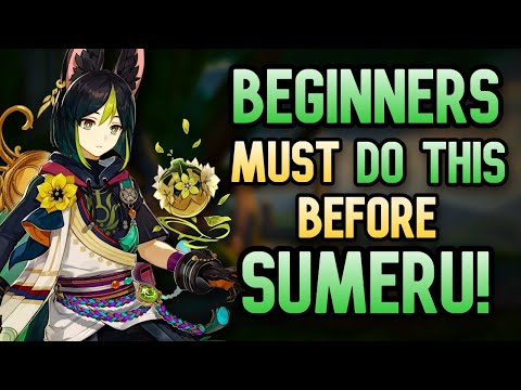 5 Things Beginners MUST Do Before SUMERU | Genshin Impact 3.0 | Genshin Beginner Tips