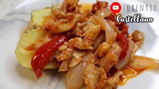 Bacalao Salado con Cebolla y Pimientos I Lorentix