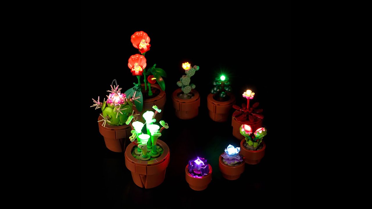 BrickBling LED-Licht-Set für LEGO® Mini-Pflanzen (10329)