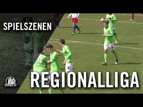 Hamburger SV II - VfL Wolfsburg II (Regionalliga Nord) - Spielszenen | ELBKICK.TV