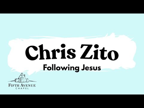 Following Jesus (Part 1) - Chris Zito (November 6, 2025)