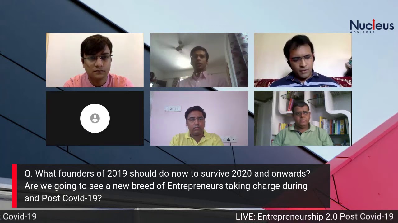 Impact of COVID-19 Crisis on Startups - Panel Discussion - KSK - Nucleus Advisors