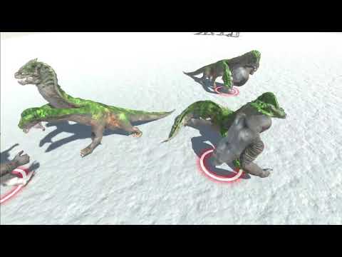 5 Hydra vs 5x all units - Animal Revolt Battle Simulator