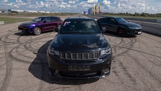 РЕВАНШ: 800+ л.с. TrackHawk vs URUS vs Cayenne Turbo