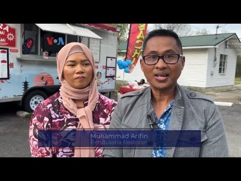 VOA - DIASPORA INDONESIA RINTIS BISNIS FOOD TRUCK DI KOTA KECIL AS, PERKENALKAN KEBERAGAMAN