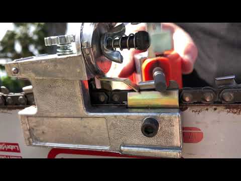 So schärfen Sie eine Kette mit dem Präzisionsschleifer G1012XT von Granberg