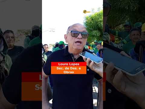 Secretaria de Desenvolvimento e Obras de Piripiri inicia mutirão de limpeza pública.