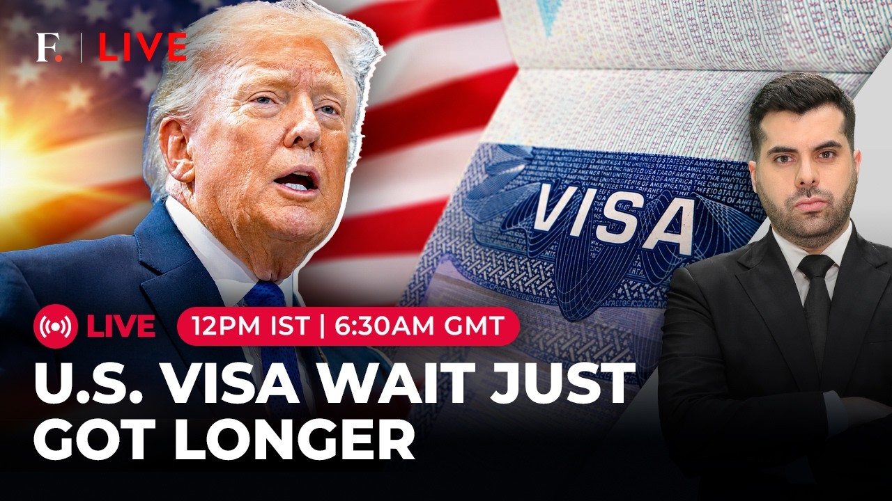 LIVE | Trump Visa Crackdown: US Pauses Appointments For Applicants Worldwide | Firstpost