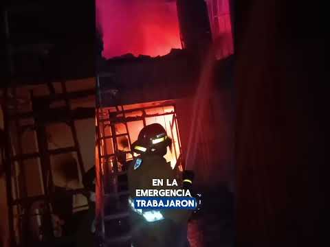 Bomberos de Corozal apoyaron emergencia por incendio estructural en la ciudad de Sincelejo Sucre