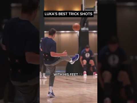 Luka Doncic’s UNREAL trick shots! #Shorts