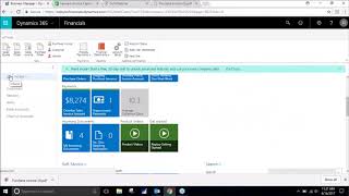Dynamics 365 for Finance and Operations Purchasing Process