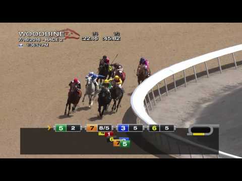 Woodbine, Tbred, July 16, 2016 Race 2