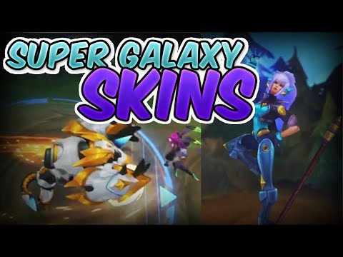 NEW SUPER GALAXY SKINS - SUPER GALAXY NIDALEE, ANNIE, ELISE, GNAR - League of Legends - JustKrp