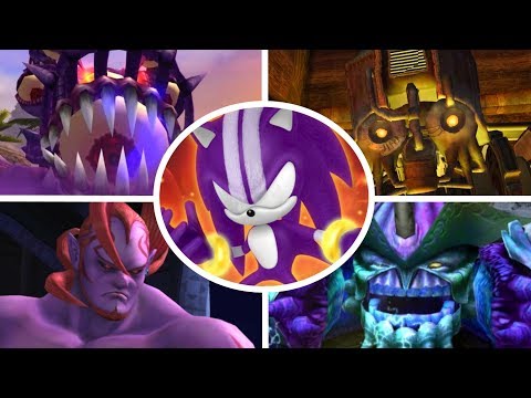 Sonic and the Secret Rings - All Bosses + Cutscenes (No Damage)