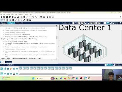9.3.4 Packet Tracer - Data Center Exploration - Physical Mode