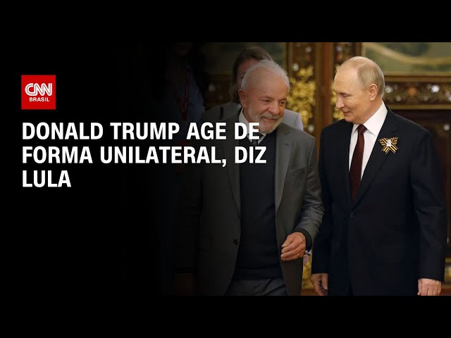 Lula critica tarifas de Trump em encontro com Putin | CNN PRIME TIME