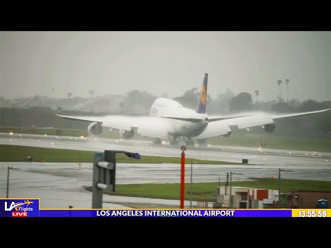 🔴LIVE CHRISTMAS EVE Storm Watch at LAX