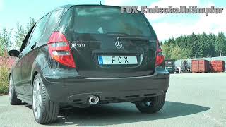 Video: Fox Edelstahl Sportauspuff Mercedes A-Klasse W169