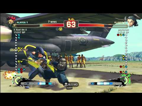 SSF4 [AK] II Axel 84 II vs psythrust [RO]