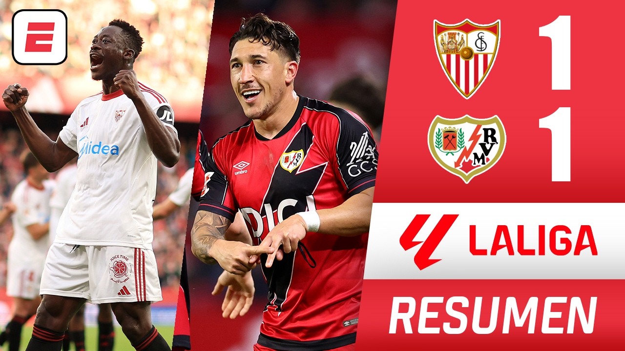 El Sevilla y el Rayo Vallecano no se hicieron daño e igualaron 1-1 en el Sánchez-Pizjuan | La Liga