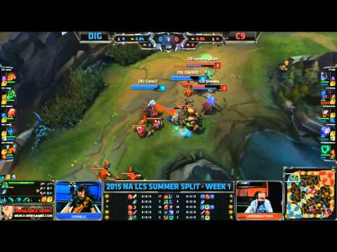 Azingy Zac First Blood  - DIG vs C9