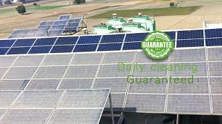 LOTUS A4000 - Autonomous Robotic Solar Plant Cleaning Solution | Green