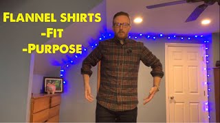 Flannel Shirts: Fit and Purpose