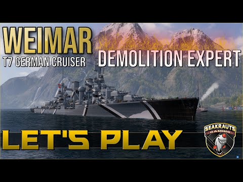 WEIMAR [T7 CL] - MidTier Action auf der Sonnenseite! - World of Warships [Deutsch]