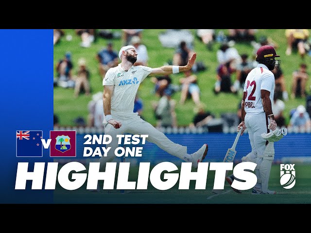 Will the Windies build on epic performance? I New Zealand v West Indies 2nd Test Day 1 Highlights
