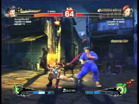 Super Street Fighter 4 AE - GungriffonEX(Makoto) vs Ghostcoda(Cammy)