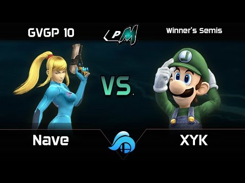 GVGP 10 Project M Winners Semis - Nave (Zero Suit Samus) vs. XYK (Luigi)