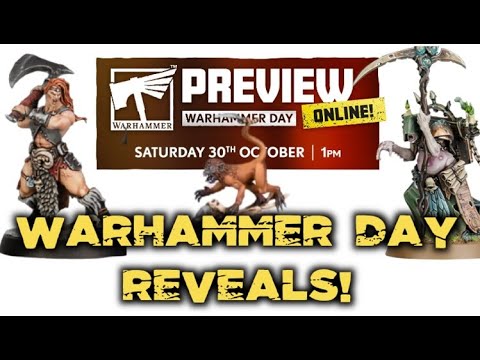 ALL WARHAMMER DAY REVEALS for Warhammer Age of Sigmar, Warcry, Underworlds