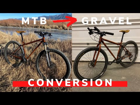 Turning A Mountain Bike Into A Gravel Bike | Surly Karate Monkey Gravel Bike Conversion | Moloko Bar