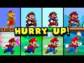 Evolution Of Super Mario Bros HURRY UP Themes Official Bootlegs Homebrews