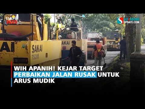 Kejar Target Perbaikan Jalan Rusak Untuk Arus Mudik