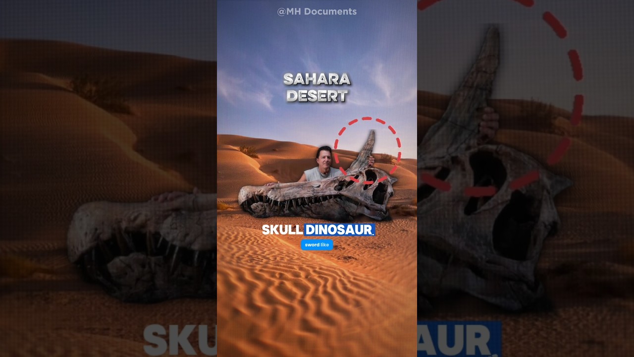 Scientists Found a Dinosaur With a Sword on Its Head 😱 #shorts