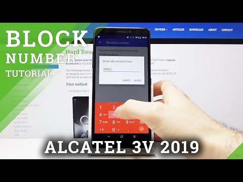 How to Block Number in ALCATEL 3V 2019 – Create Blacklist