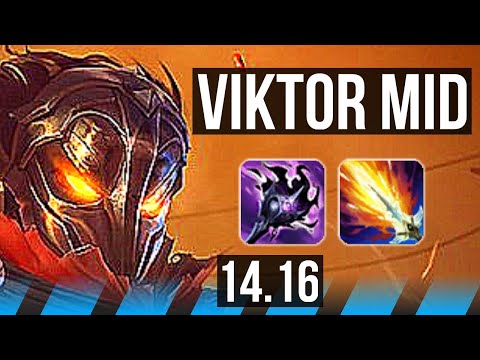 VIKTOR vs EKKO (MID) | 5/0/3, 70% winrate | NA Master | 14.16