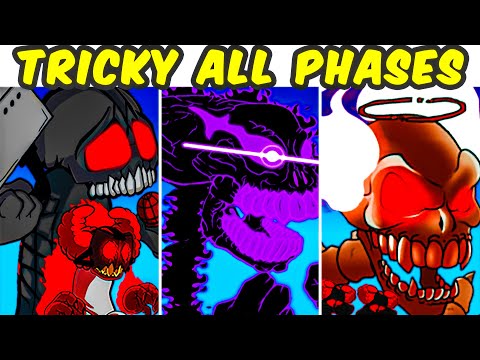 Friday Night Funkin VS Tricky All Phases FULL WEEK (Madness Combat/Tricky Mod) (FNF MOD/HARD/Unfair)