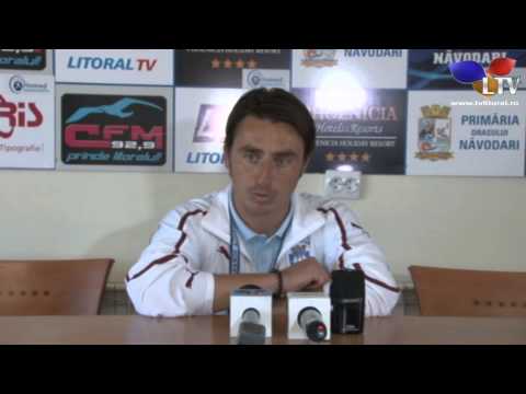 Conferința de presă susţinută după meciul Săgeata Năvodari- FC Voluntari nu a ieșit ... - Litoral TV