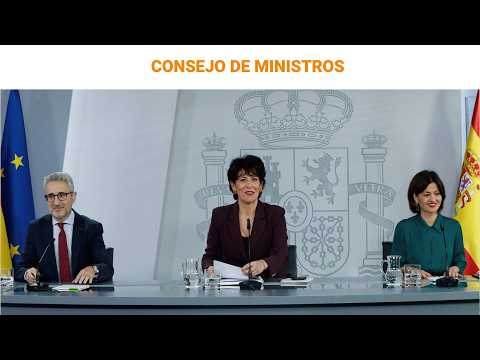 🔴DIRECTO | Rueda de prensa tras el consejo de ministros | RTVE Noticias