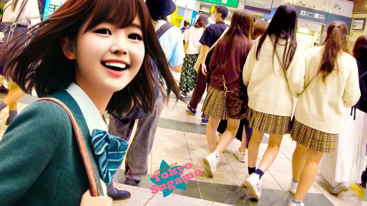 Tokyo Sugamo 🐶 Shopping Street ♪💖 4K ASMR Nonstop 1 Hour