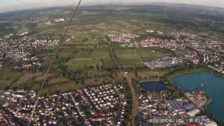 preview picture of video 'Pilotenklaus Flug bei Kronau 10'