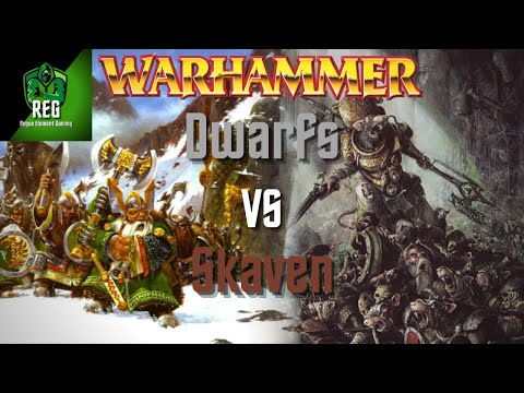 Warhammer Fantasy 6th Edition Battle Report | Dwarfs vs Skaven