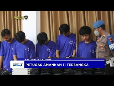 POLRESTA BANYUMAS RILIS KASUS JUDI DARING