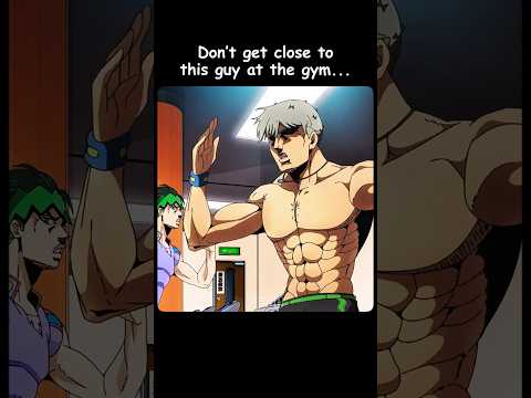 Don’t get close to this guy at the gym 🤯💪 #anime #shorts