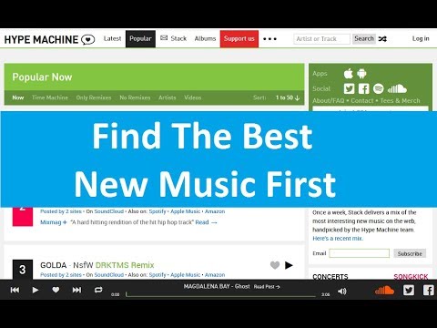 Find The Best New Music First | HypeMachine