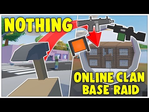 WHOLE SERVER THINKS IM HACKING! - FROM NOTHING TO ONLINE CLAN BASE RAID UNTURNED