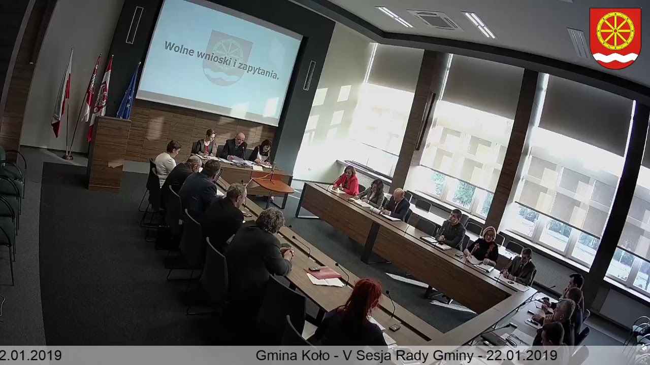 Zdjęcie do V Sesja Rady Gminy Koło